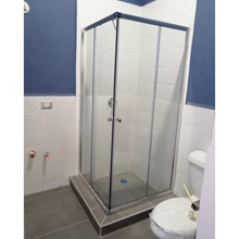 Cancel de Baño Corredizo En Escuadra Modelo Matamoros Herralum