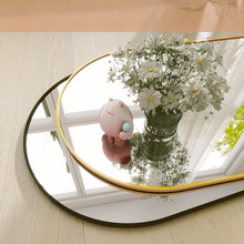 Espejo full body en forma de arco con marco de aluminio color negro 60x150 cm herrashop