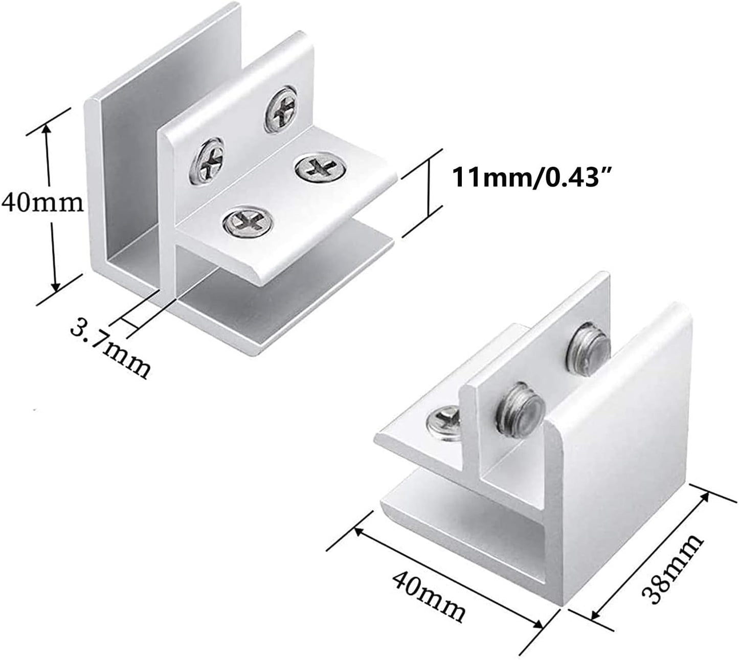 CONECTOR 90° VIDRIO A VIDRIO SIN RESAQUE HERRASHOP