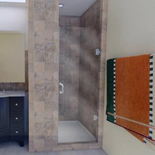 CANCEL PARA BAÑO 70 X 189 CM DE PUERTA ABATIBLE