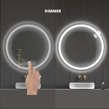 Decorative Luxury Circular Mirror With Led Light + Dimmer 80 cm
