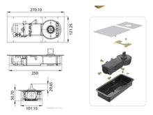Glass Door Hardware Kit Herralum Hydraulic Hinge 80kg SKU 1012 For Glass Door