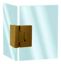 Glass to Glass Hinge at 90° Stainless Steel SKU 1470090 Herralum
