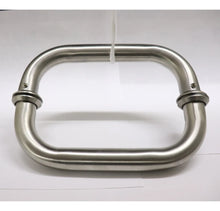 Type C 3/4" glass bathroom door handle