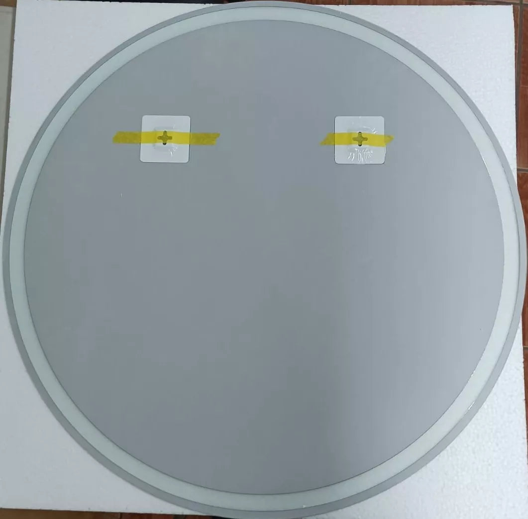 Espejo circular 60 cm con marco esmerilada herrashop