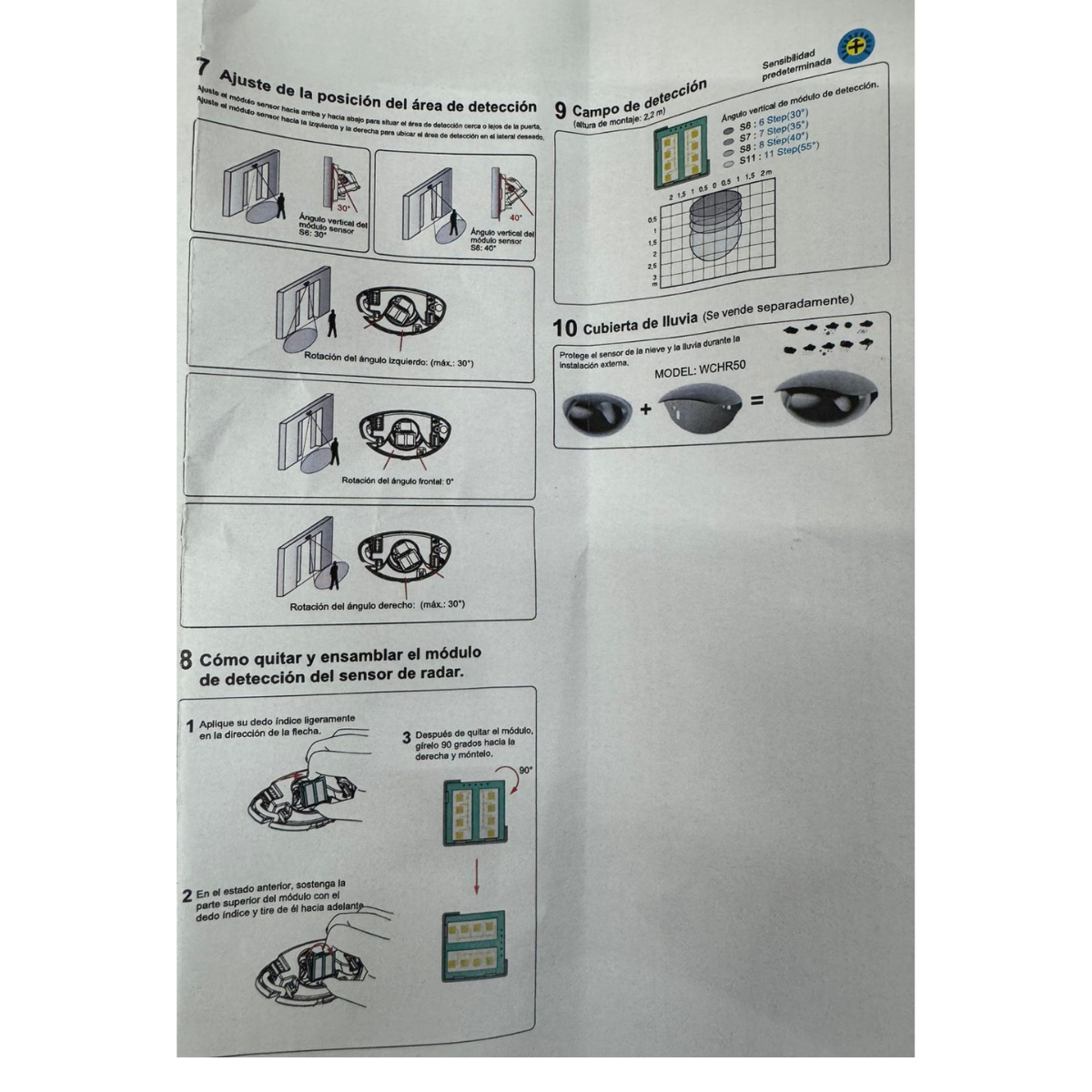 Sensor Uni Direccional para Sistema Automatico herralum