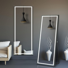 Full body mirror for wall or pedestal 3 light tones 170x60 cm