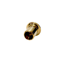 CONECTOR MURO- TUBO BASE RECTA 19MM ORO