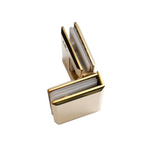 Glass to Glass Hinge at 90° Stainless Steel SKU 1470090 Herralum