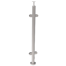 Prefabricated Post for Tempered Glass Railings with handrails
