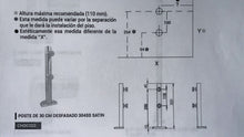 Mini Postes Desfasado 30cm Herralum De Acero Inoxidable Para Barandal