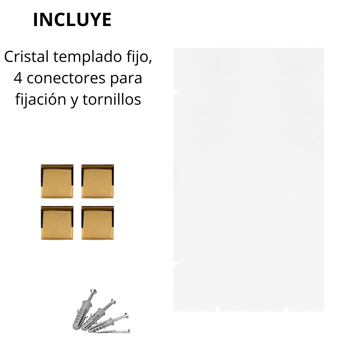 Mampara de Cristal Templado 10 mm herrashop