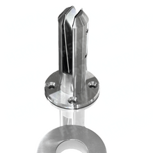 16cm High Round Mini Post For Tempered Glass Railing from 8 to 14mm SKU 1366002SA