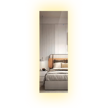 Espejo cuerpo completo luz atrás tipo flotante 3 tonos 150x60 cm herrashop