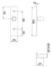 La Barca Upper Pivot For Upper Hardware 1008 SKU 1010