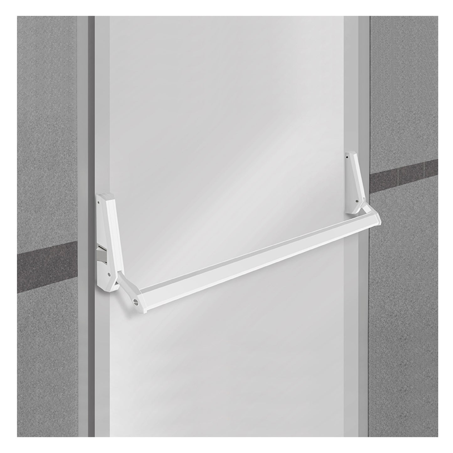 Herralum Vertical Anti-Panic Bar for Aluminum Door