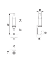 Hook Herrajes Jalisco SKU 1084