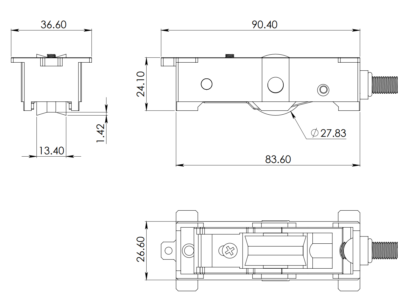 Simple Adjustable Wheelbarrow For Series 10000 Sliding Spanish Line SKU 108900000 Herralum