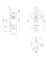 Chapa Ciega Sin Manijas SKU 1094 Herralum