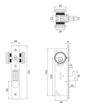 Adams Rite Type Hook Plate for 3” Aluminum Line SKU 1123 Herralum