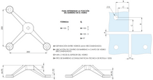 Querétaro Spider with 3 Legs for Installation on a Beam, Tubular or Tensioner SKU 1202003 Herralum