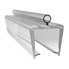 Perfil Burbuja Chica Para Cristal de 12mm herralum