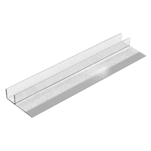 Long Fin Type Profile For Lateral Installation, with a Rigid Section and a Flexible Section.SKU 1223