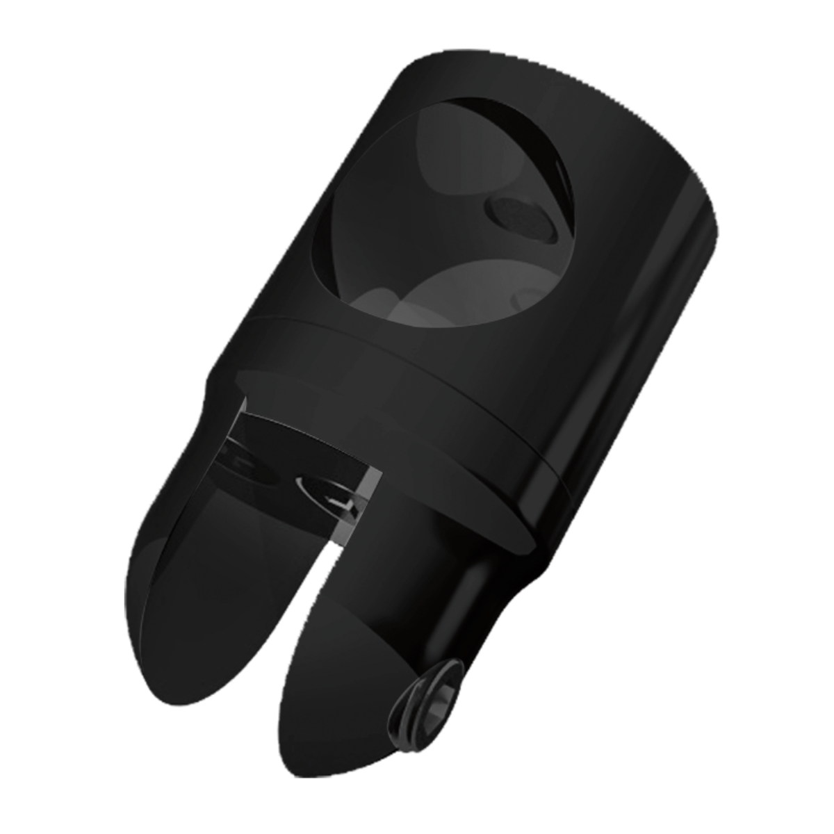 Conector ajustable con atrape vidrio tubo