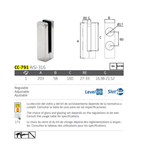 Stainless Steel Side Clamp SKU 1380043SA