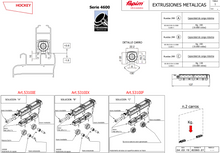 Double Delrin Wheel Hockey Trolley and Adjustable Needle Bearings for 4600 Series of Metal Extrusions SKU 138201800 Herralum