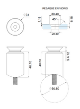 Conector Para Poste de Barandal Clave herralum