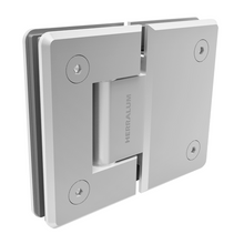 Bisagra Vidrio a Vidrio de 180º Para Puertas en Interior de Cristal Templado Herralum