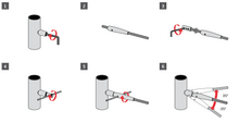 Conector Tensor Corto para Barandal de Cable de Acero herralum