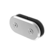 Conector Curvo Vidrio a vidrio en 180°