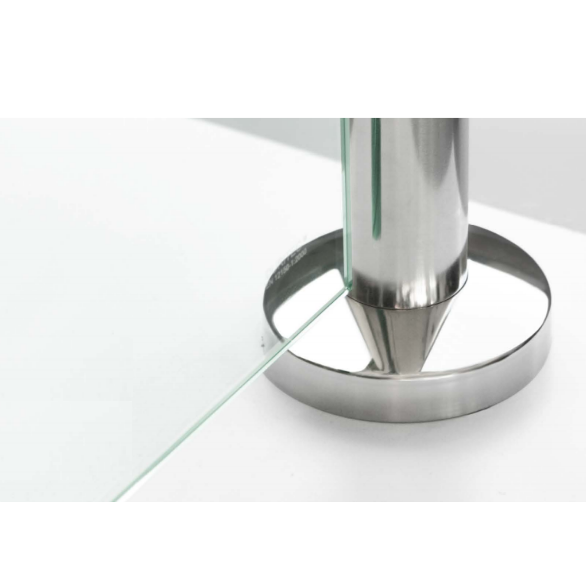 Base with Cover for Floor to Stainless Steel Tube SKU 1380002112SA Herralum