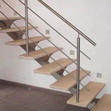 Railing with handrail and tube of average 1.80 meters