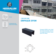 EPDM Gasket For Mini Railing For Glass