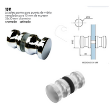 Aluminum Knob Handle 32mm Diameter by 30mm SKU 1311