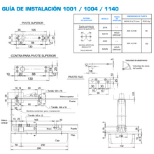 Kit bisagra ryobi 1012004 croquis