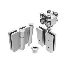 Kit de Bisagra Con Carretilla y Bisagra Con Pasador Para Sistema Mexico IV herralum