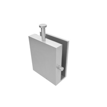 Lock with Pin for Tempered Glass Swing or Sliding Door SKU 1058