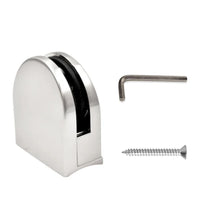 Conector Grapa Para Barandal Con Base Curva Herralum