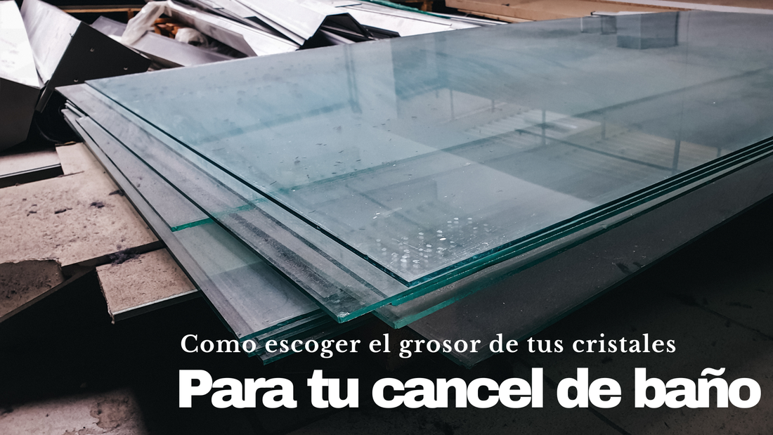 Grosor de Cristal Templado para Cancel de Baño