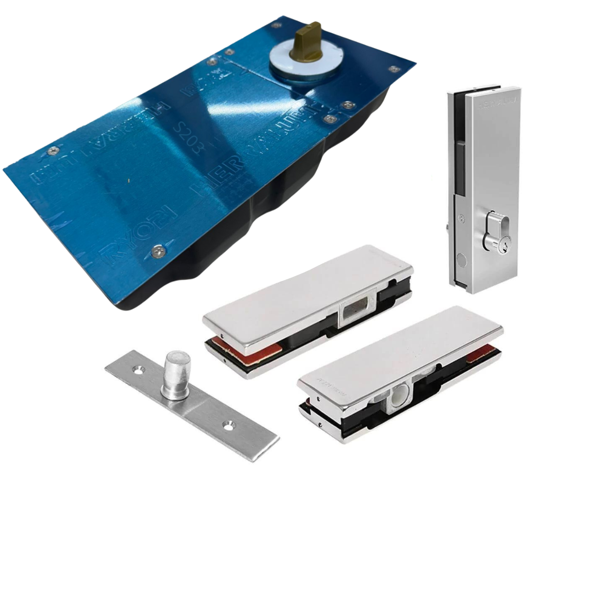 Kit Bisagra de Piso Ryobi Modelo S203n Para Puertas de Hasta 180kg SKU 1012005SA herralum