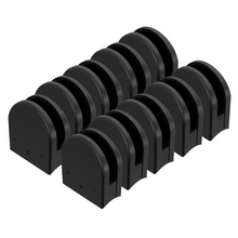 Paquete 10 piezas Conector Grapa Para Barandal Con Base Curva 1191 Herralum