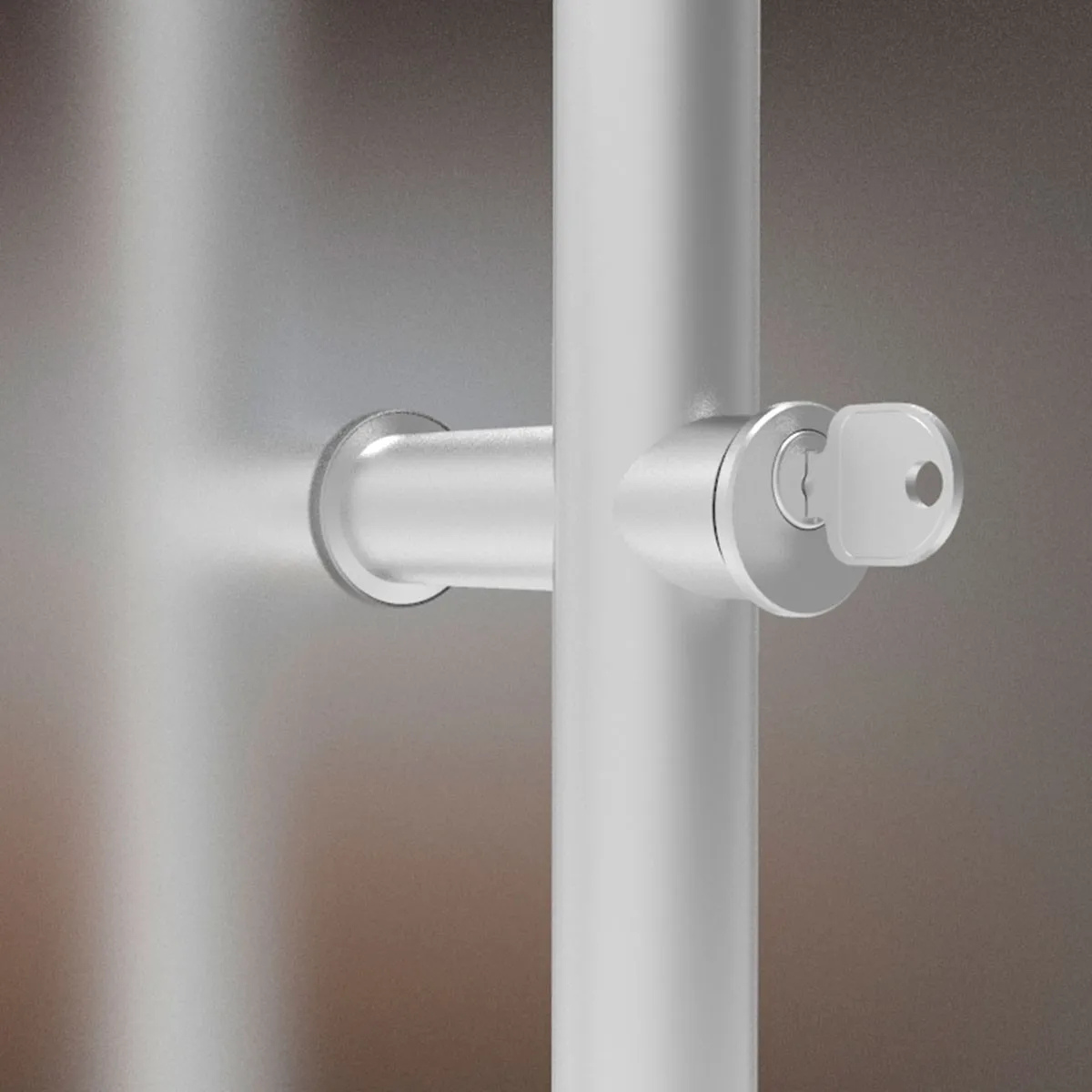 Jaladera H Con llave de Acero Inoxidable herralum