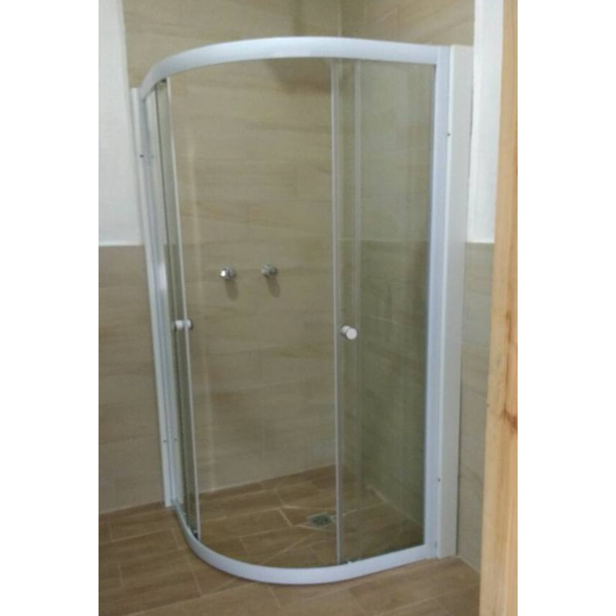 Cancel Para Baño Con Cristal Templado Curvo Herralum