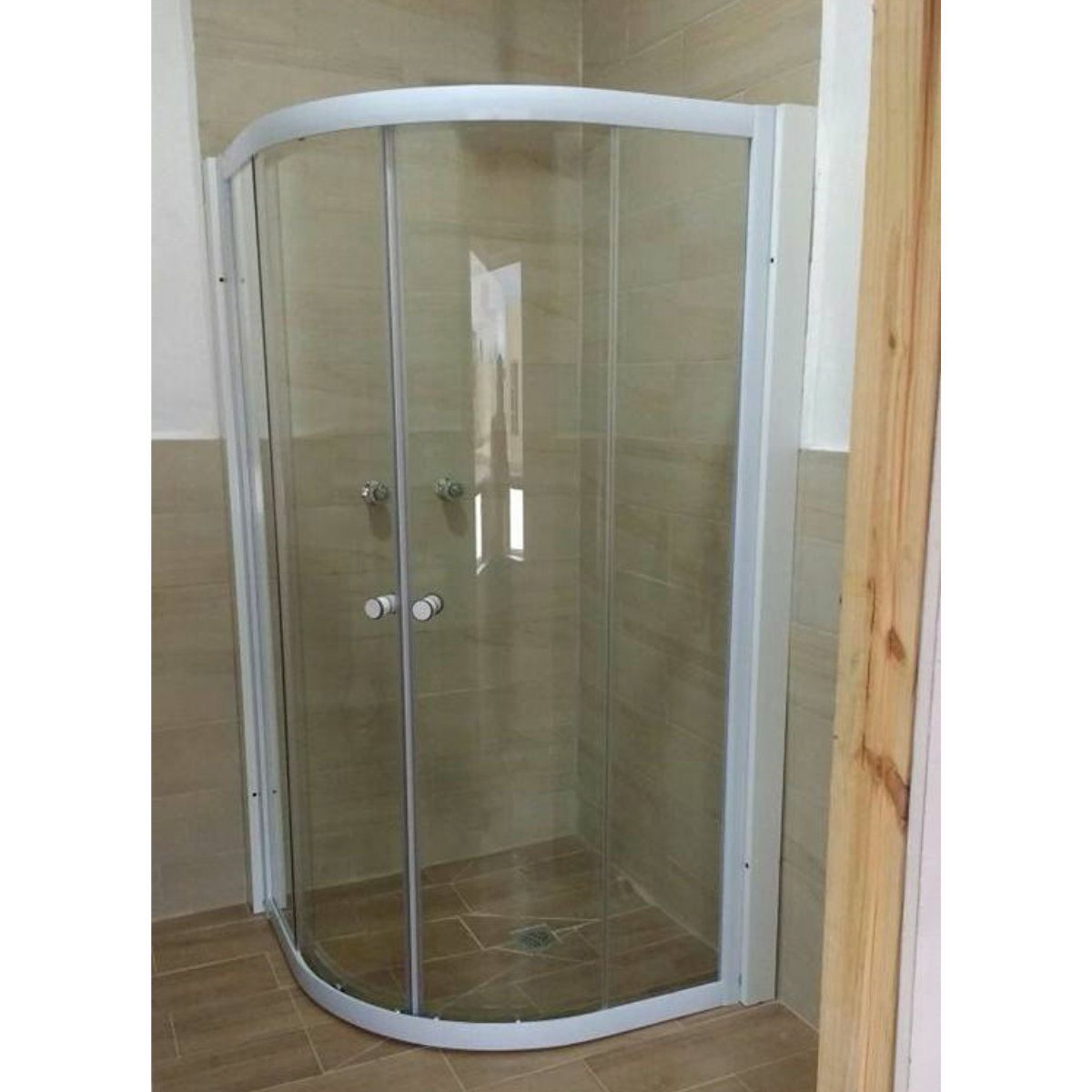 Cancel Para Baño Con Cristal Templado Curvo Herralum