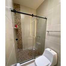 Cancel Para Baño Bacalar Con Cristal Templado Moderno listo para instalar