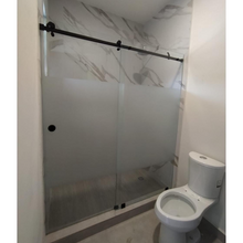 Cancel Para Baño Bacalar Con Cristal Templado Moderno listo para instalar